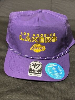 '47 Brand Los Angeles Lakers Hitch Rope Snapback Hat with Brrr technology